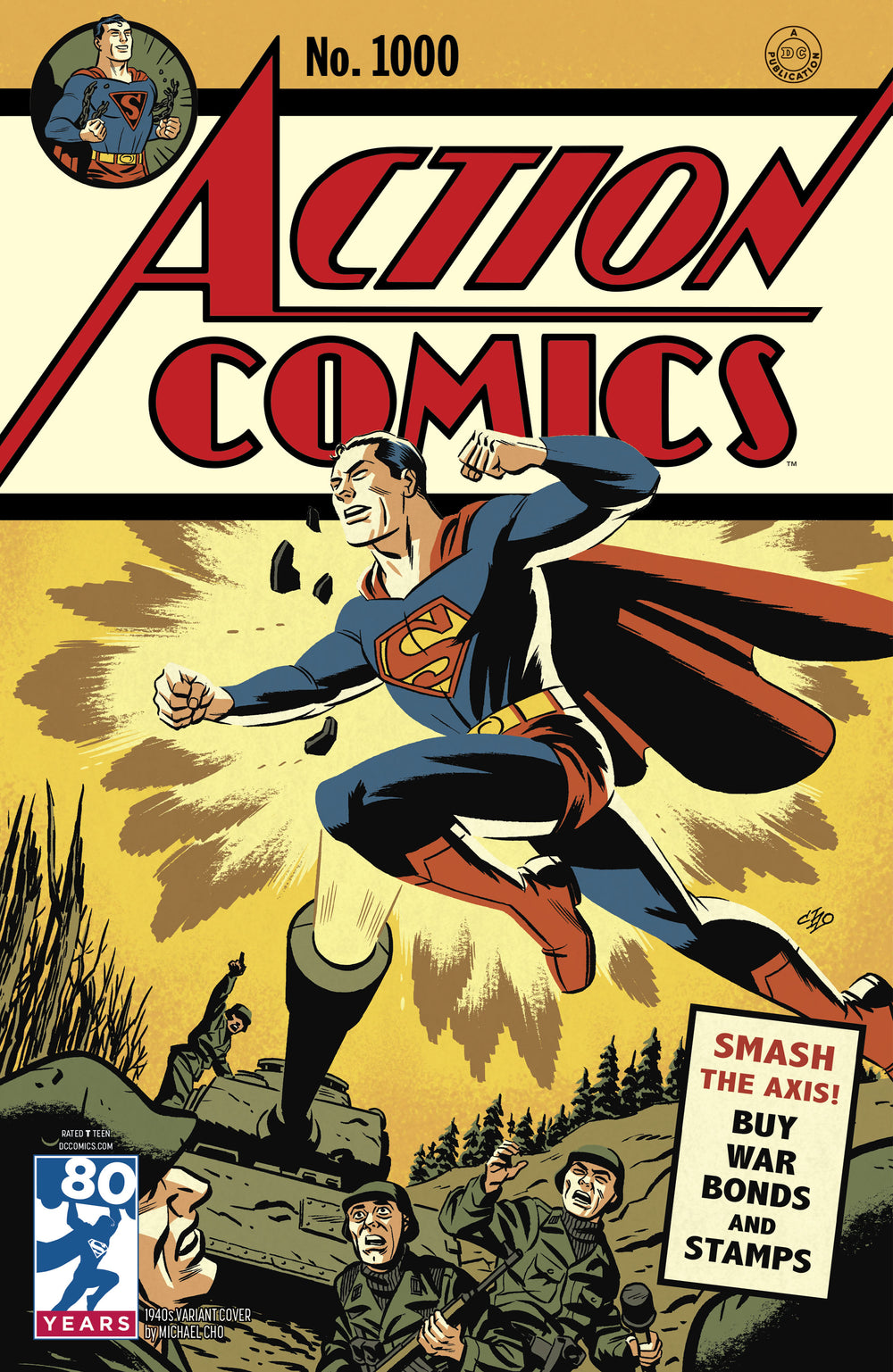 ACTION COMICS #1000 1940S VAR ED