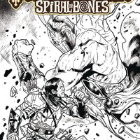 PATHFINDER SPIRAL OF BONES #2 (OF 5) CVR D GALINDO B&W INCV