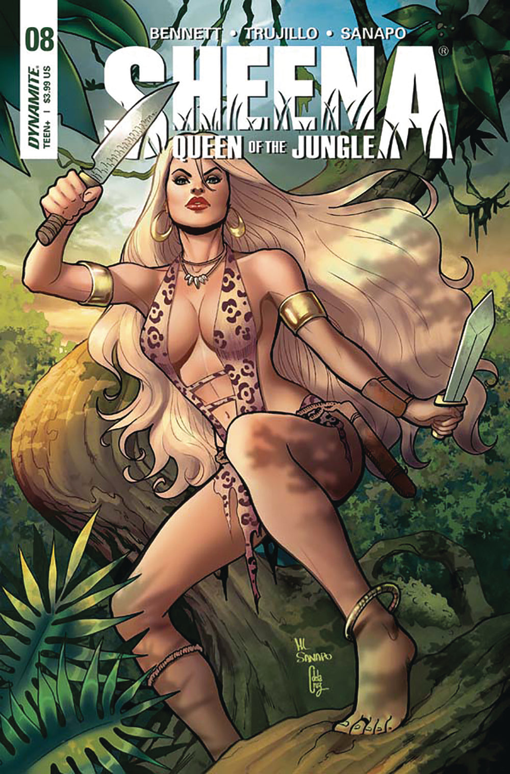 SHEENA #8 CVR A SANAPO