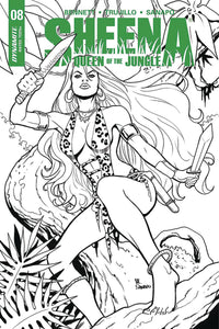 SHEENA #8 CVR E 10 COPY SANAPO B&W INCV (NET)