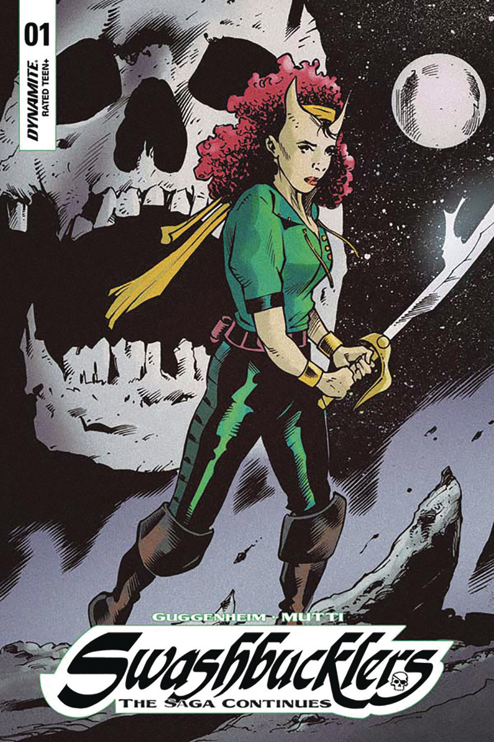 SWASHBUCKLERS SAGA CONTINUES #1 CVR C 10 COPY MUTTI INCV (NE