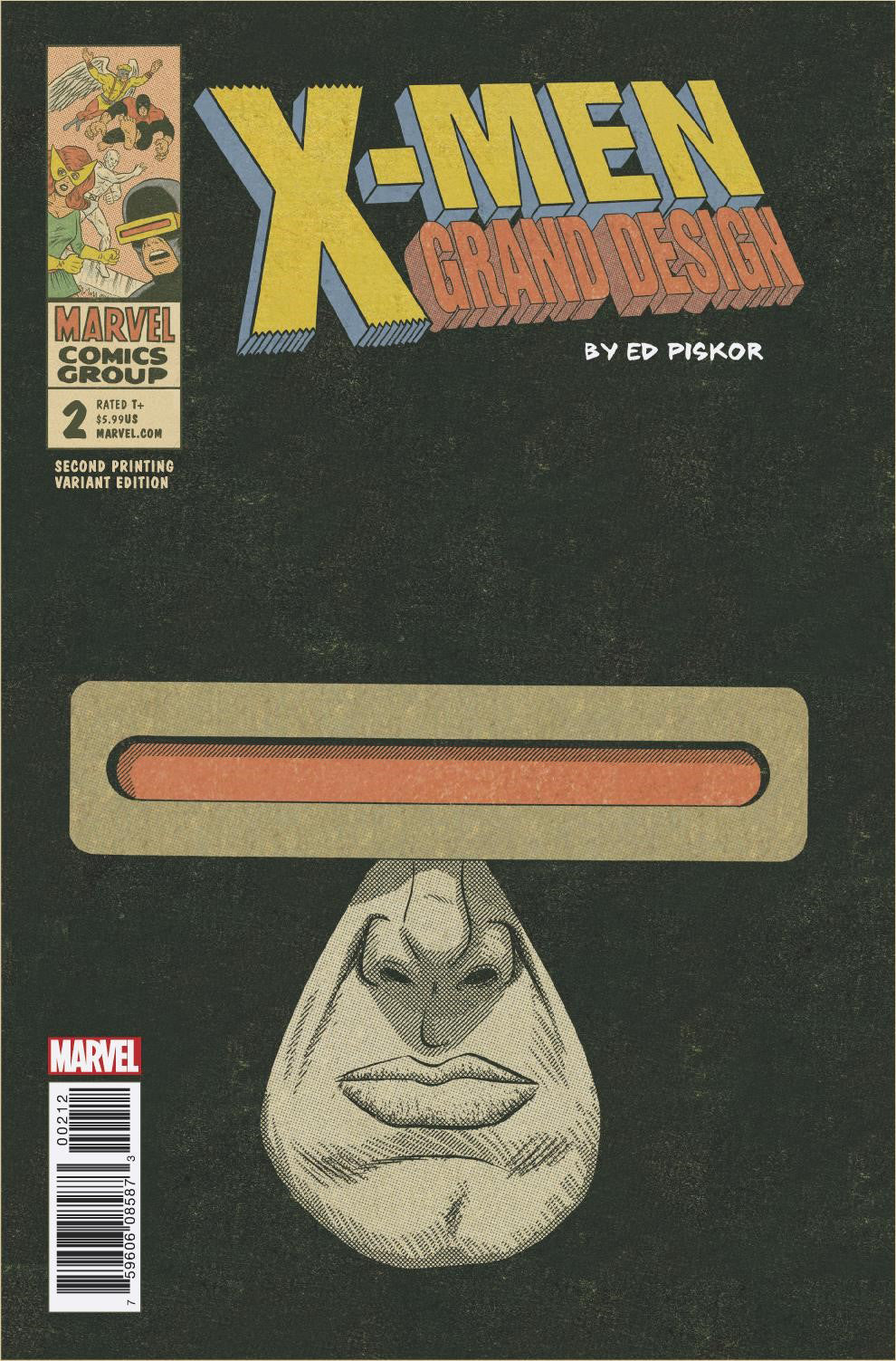 X-MEN GRAND DESIGN #2 (OF 2) 2ND PTG PISKOR VAR