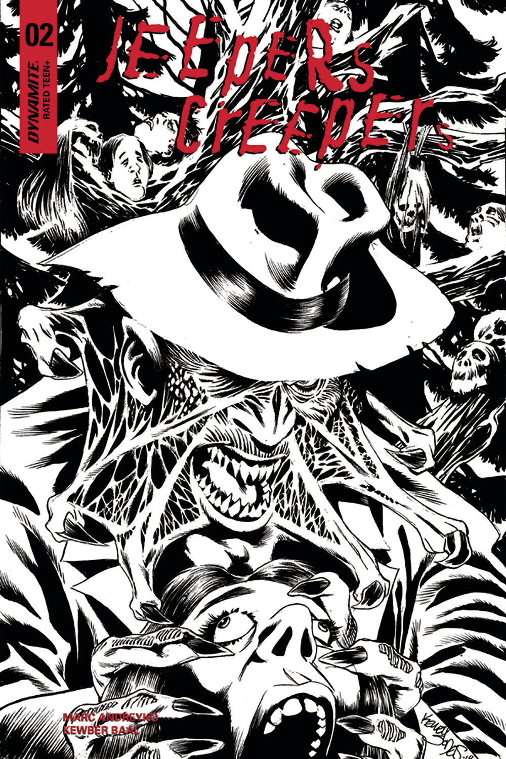 JEEPERS CREEPERS #2 CVR D 10 COPY JONES B&W INCV (NET)