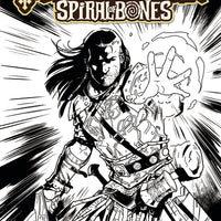 PATHFINDER SPIRAL OF BONES #3 (OF 5) CVR D GALINDO B&W INCV