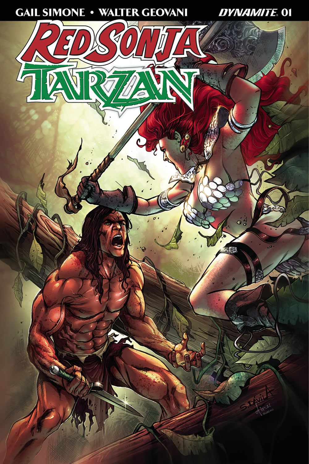 RED SONJA TARZAN #1 CVR E SUBSCRIPTION DAVILA