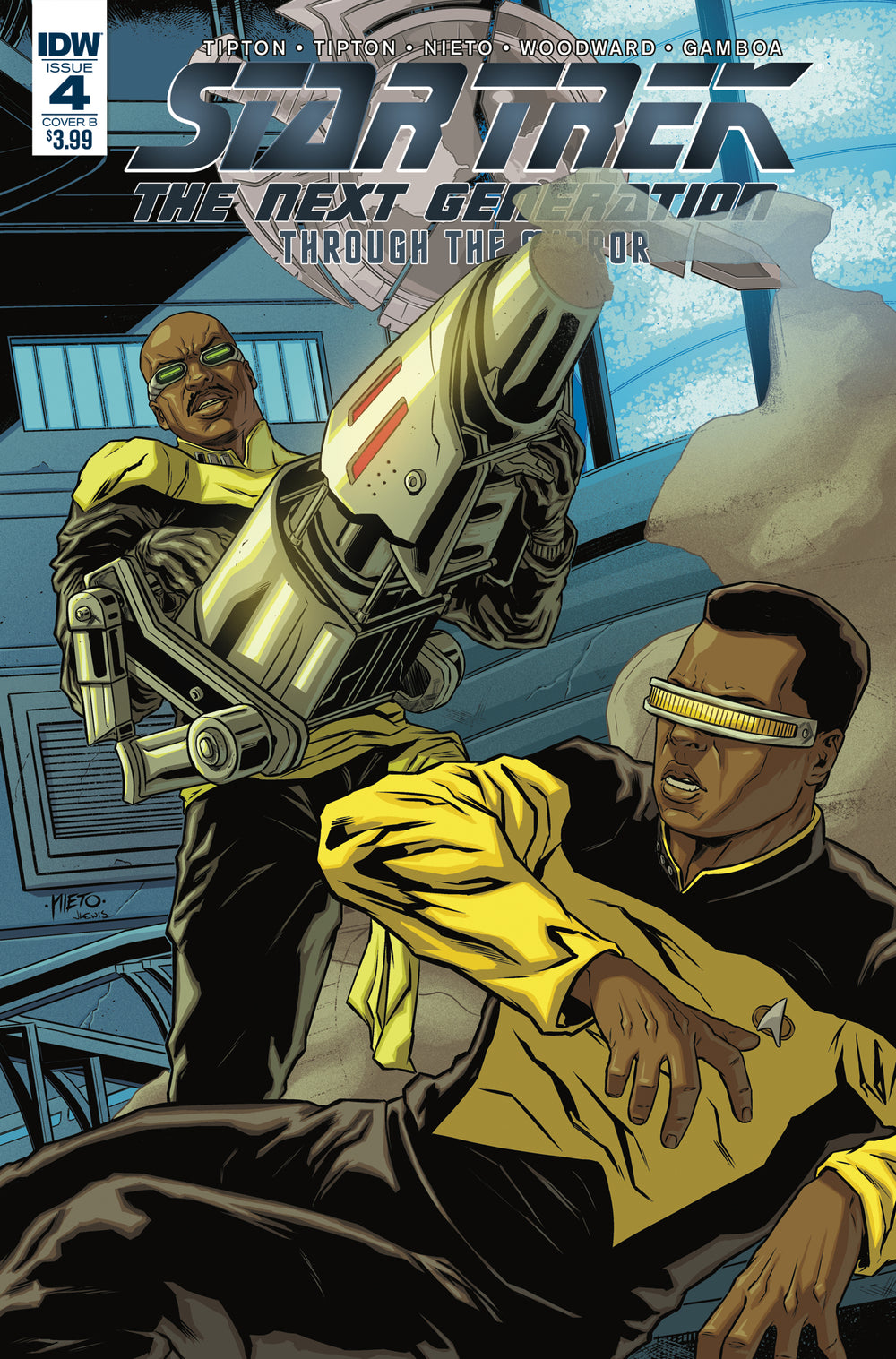 STAR TREK TNG THROUGH THE MIRROR #4 CVR B NIETO