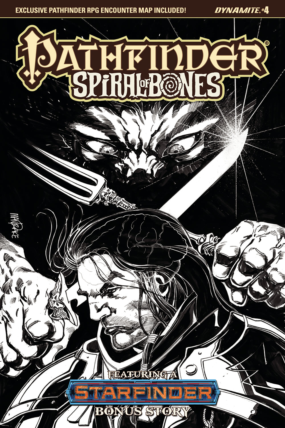 PATHFINDER SPIRAL OF BONES #4 (OF 5) CVR D 10 COPY MANDRAKE