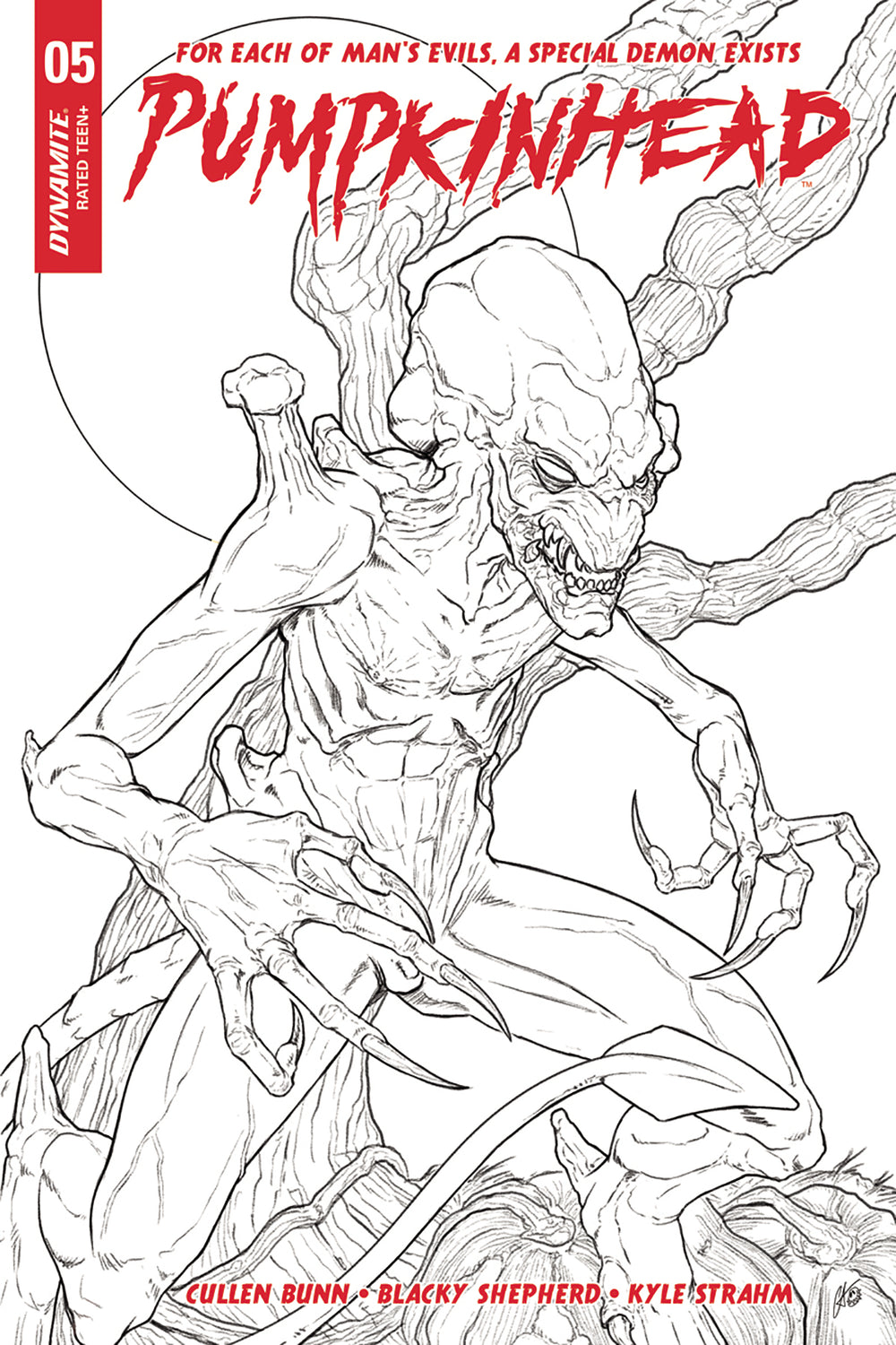 PUMPKINHEAD #5 (OF 5) CVR D 20 COPY SHEPHERD B&W INCV (NET)