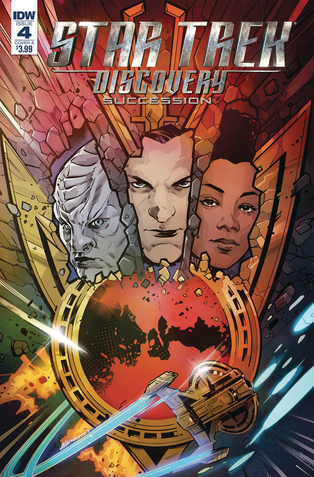 STAR TREK DISCOVERY SUCCESSION #4 CVR A HERNANDEZ