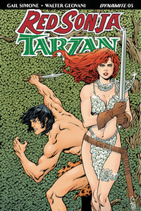 RED SONJA TARZAN #3 CVR A LOPRESTI