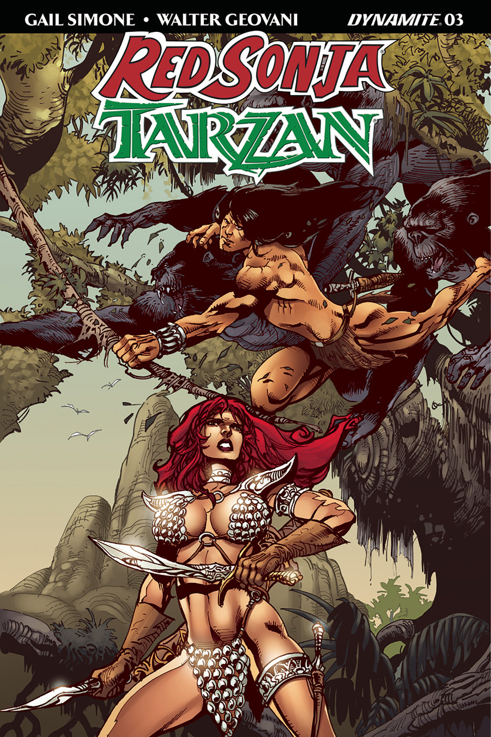 RED SONJA TARZAN #3 CVR D CASTRO SUBSCRIPTION