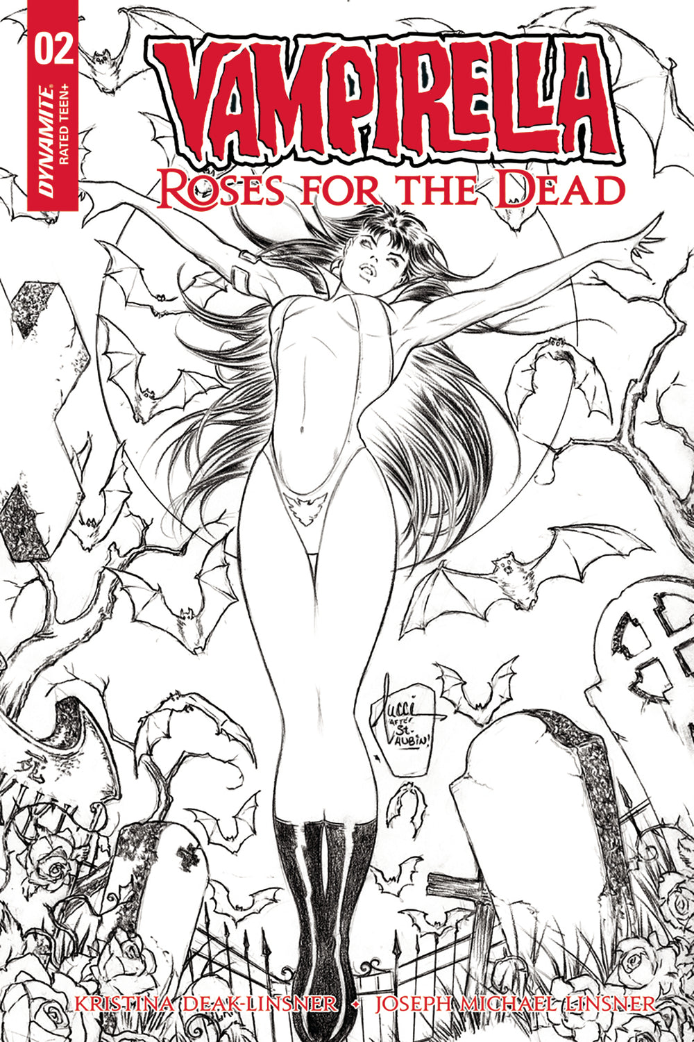 VAMPIRELLA ROSES FOR DEAD #2 (OF 4) 10 COPY INCV TUCCI B&W