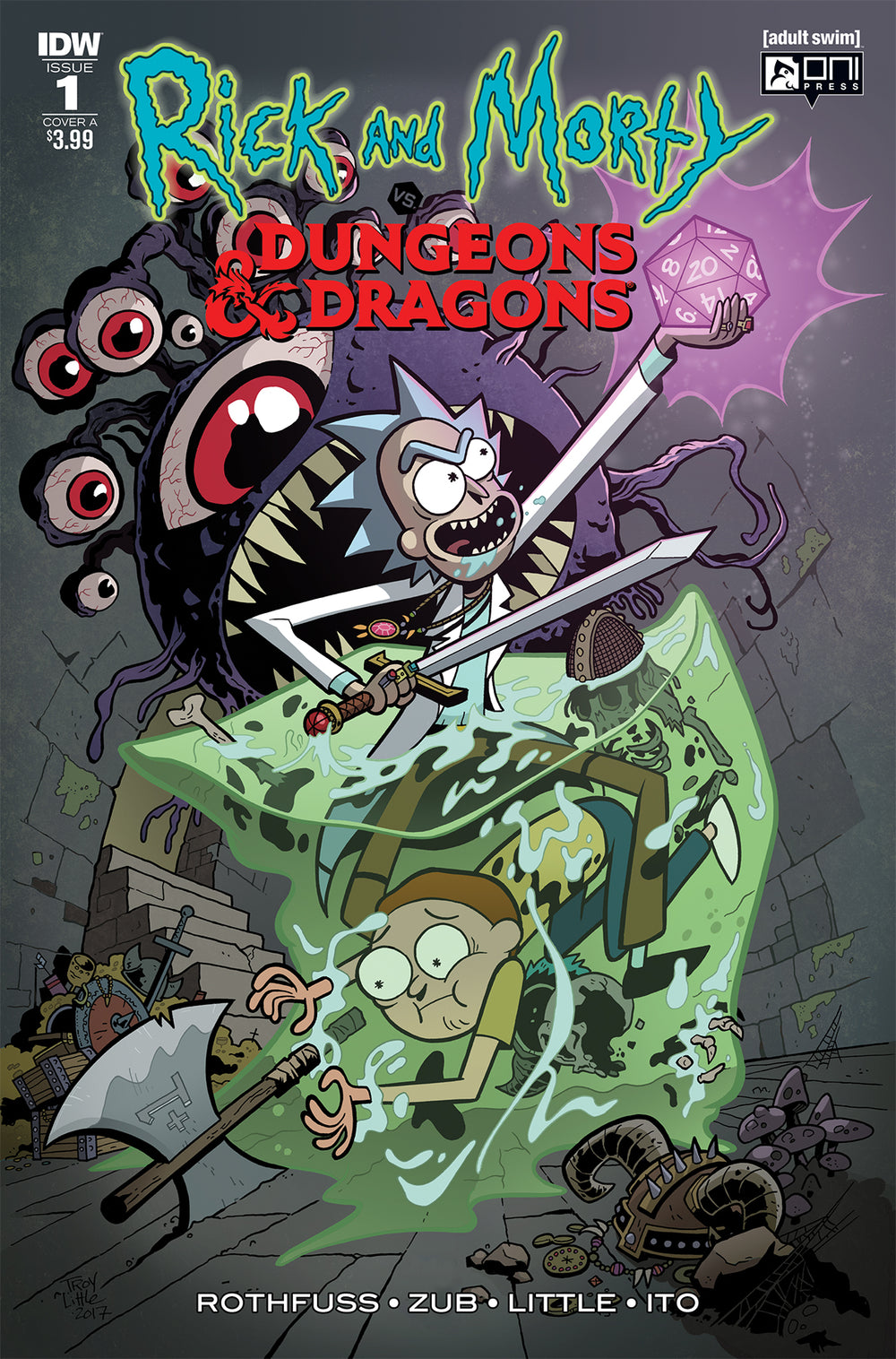 RICK & MORTY VS DUNGEONS & DRAGONS #1 (OF 4) CVR A LITTLE (C
