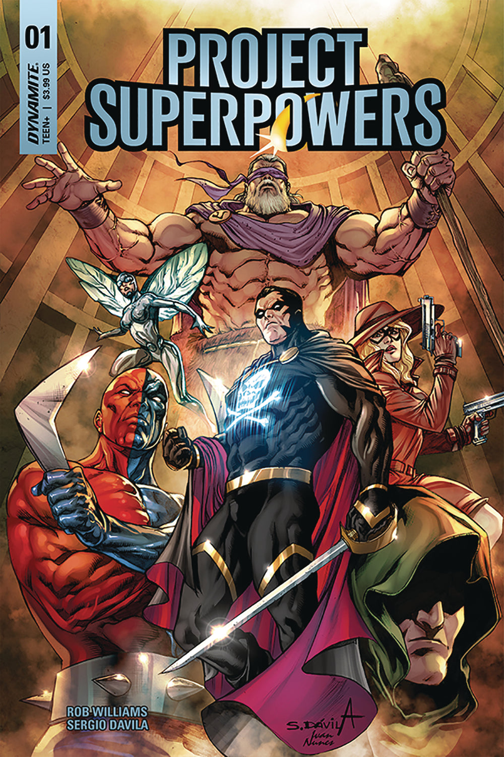 PROJECT SUPERPOWERS #1 CVR G DAVILA