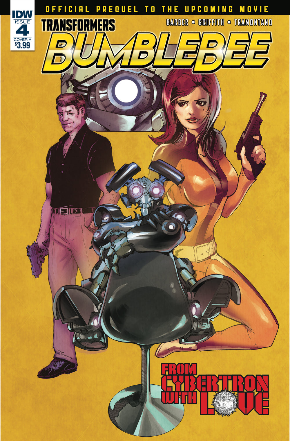 TRANSFORMERS BUMBLEBEE MOVIE PREQUEL #4 (OF 4) CVR A GRIFFIT