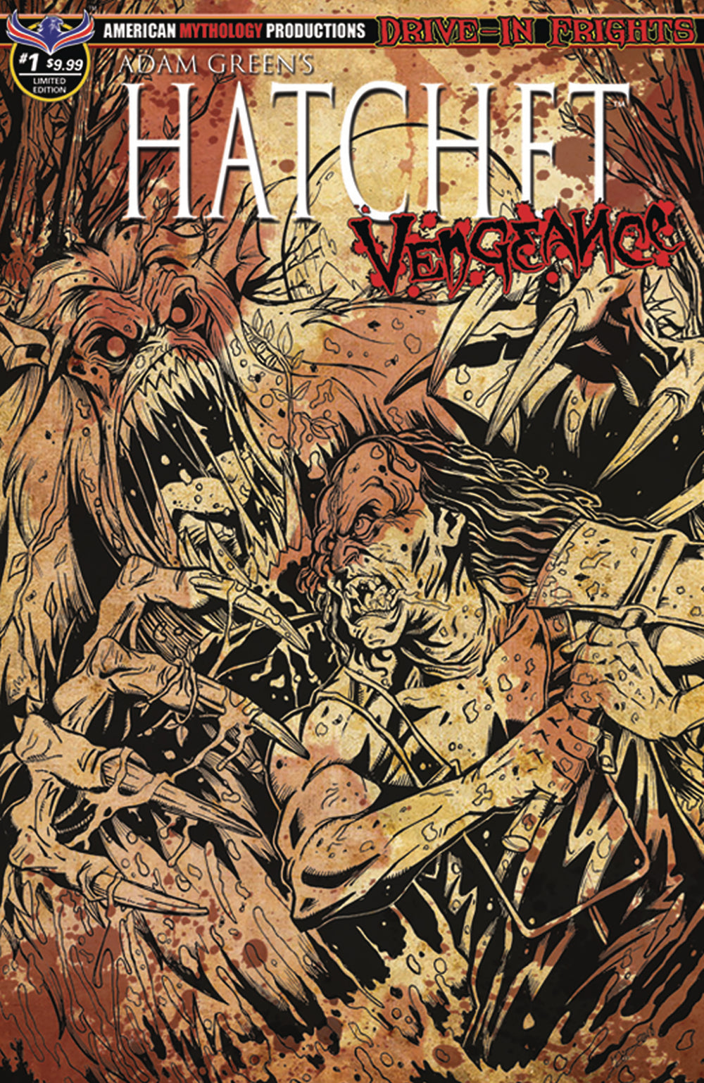 HATCHET VENGEANCE #1 LTD ED BLOODY HORROR CVR (MR) (C: 1-0-0