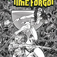 LAND THAT TIME FORGOT #1 FEAR ON FOUR WORLDS B&W LTD ED CVR