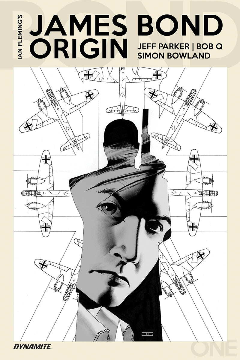JAMES BOND ORIGIN #1 10 COPY CASSADAY B&W INCV (NET)