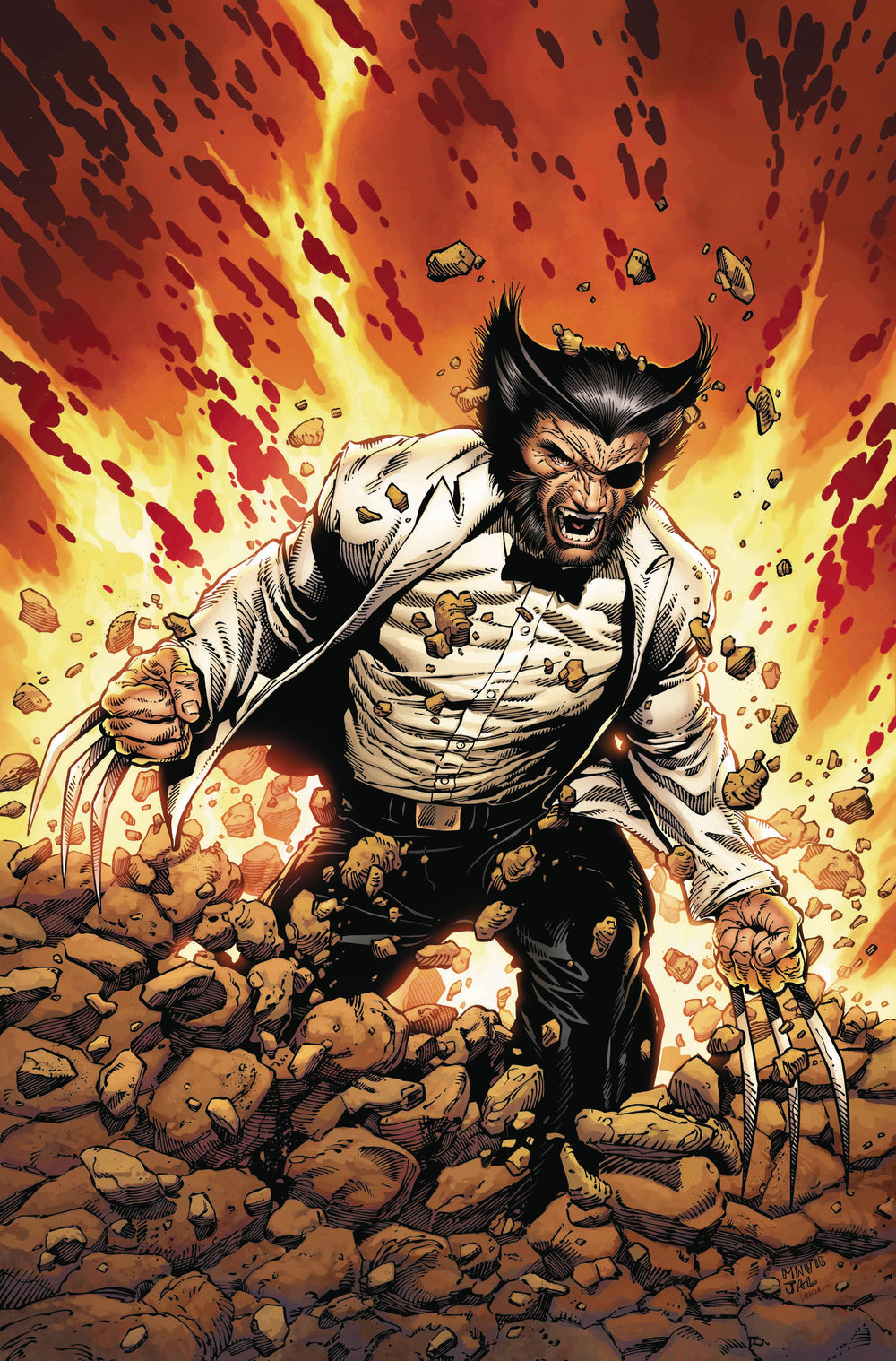 RETURN OF WOLVERINE #1 (OF 5) MCNIVEN PATCH COSTUME VAR
