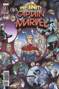 INFINITY COUNTDOWN CAPTAIN MARVEL #1 2ND PTG OLOTEGUI VAR