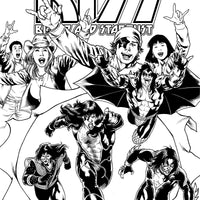 KISS BLOOD STARDUST #1 10 COPY BUCHEMI B&W INCV (NET)