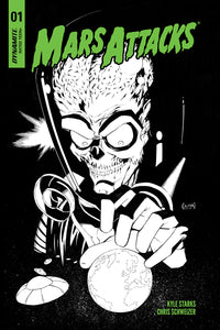 MARS ATTACKS #1 30 COPY COLEMAN B&W INCV (NET)