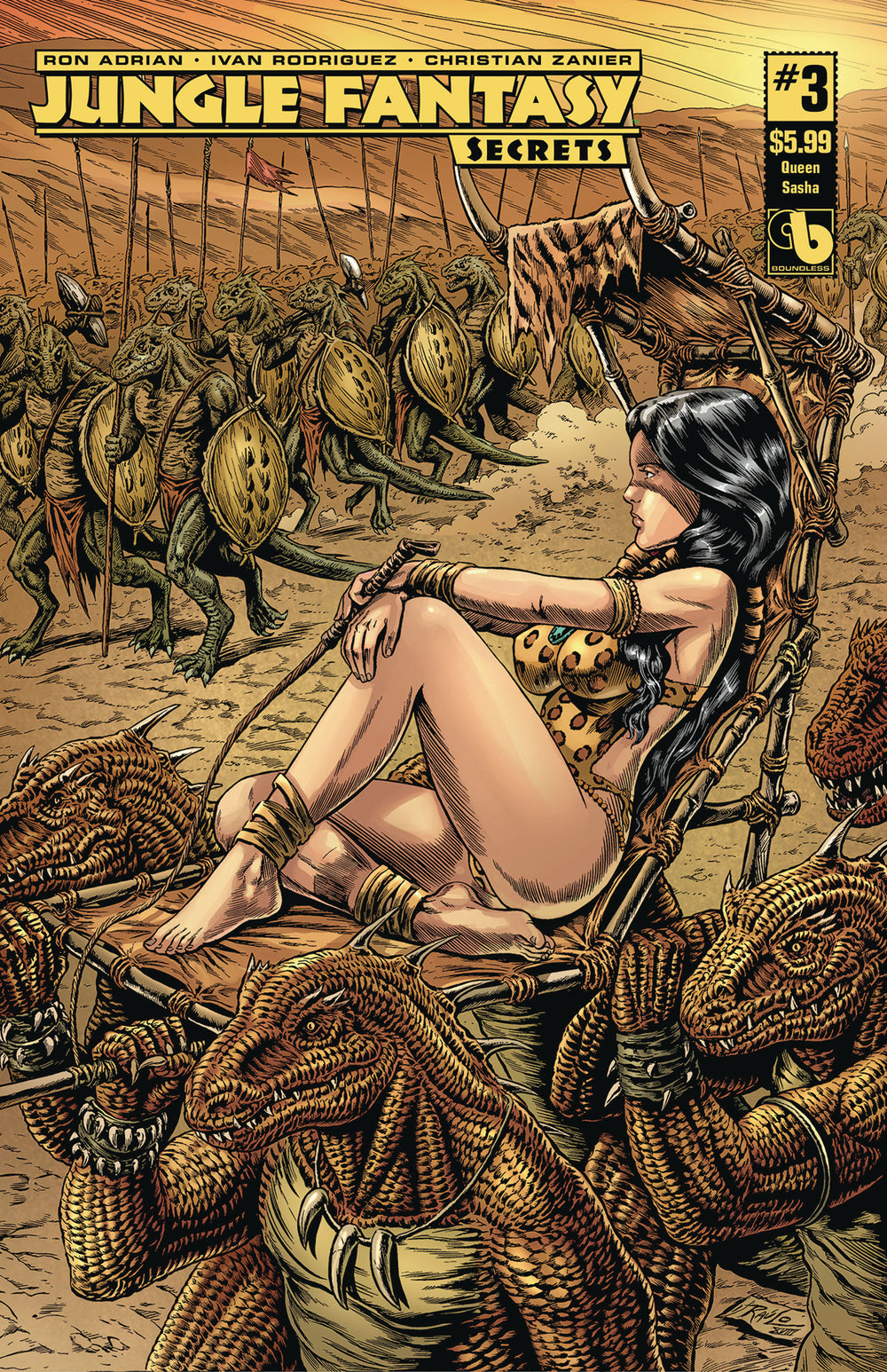 JUNGLE FANTASY SECRETS #3 QUEEN SASHA (MR)