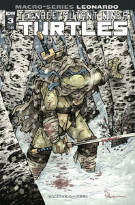 TMNT MACROSERIES #3 LEONARDO CVR A PETERSEN
