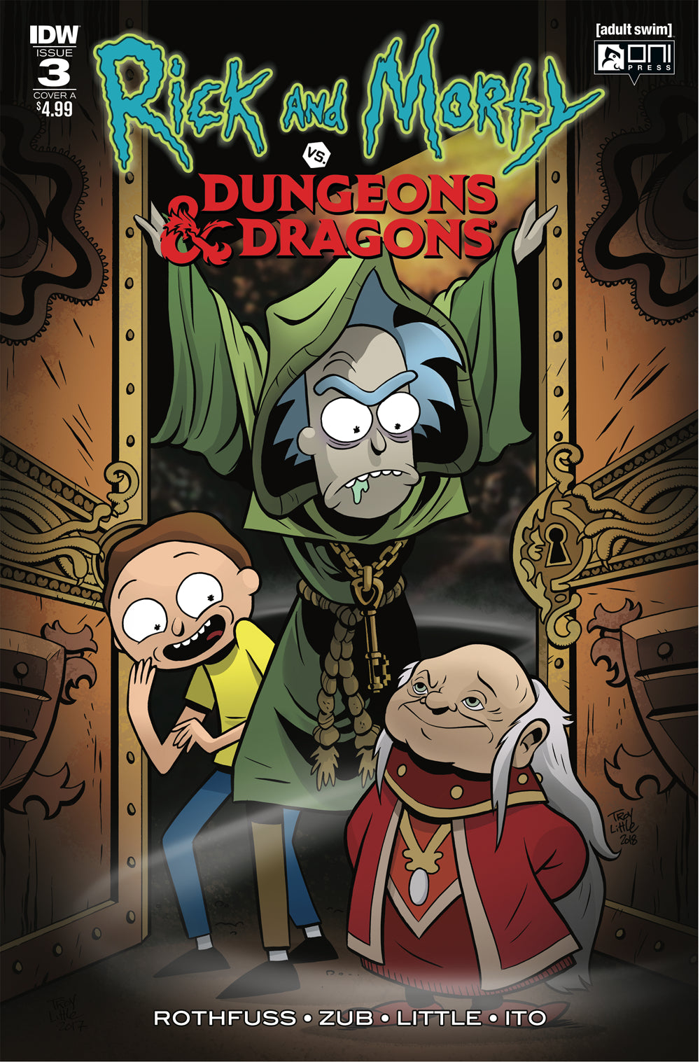 RICK & MORTY VS DUNGEONS & DRAGONS #3 (OF 4) CVR A LITTLE