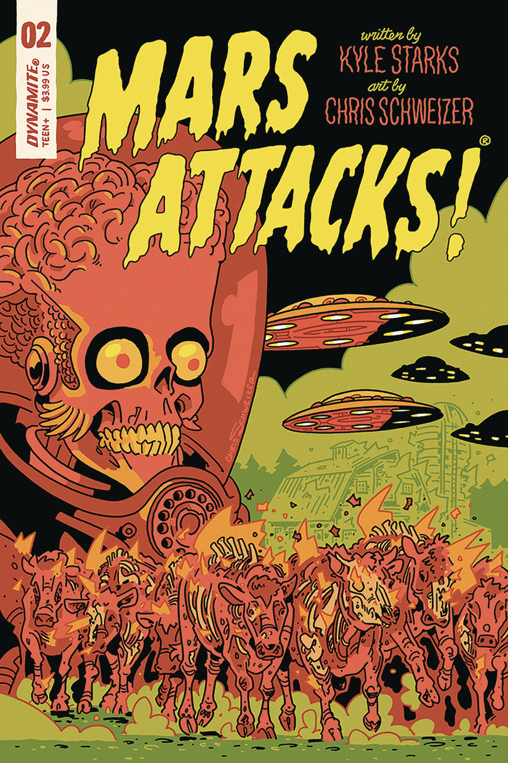 MARS ATTACKS #2 CVR E SCHWEIZER SUB VAR