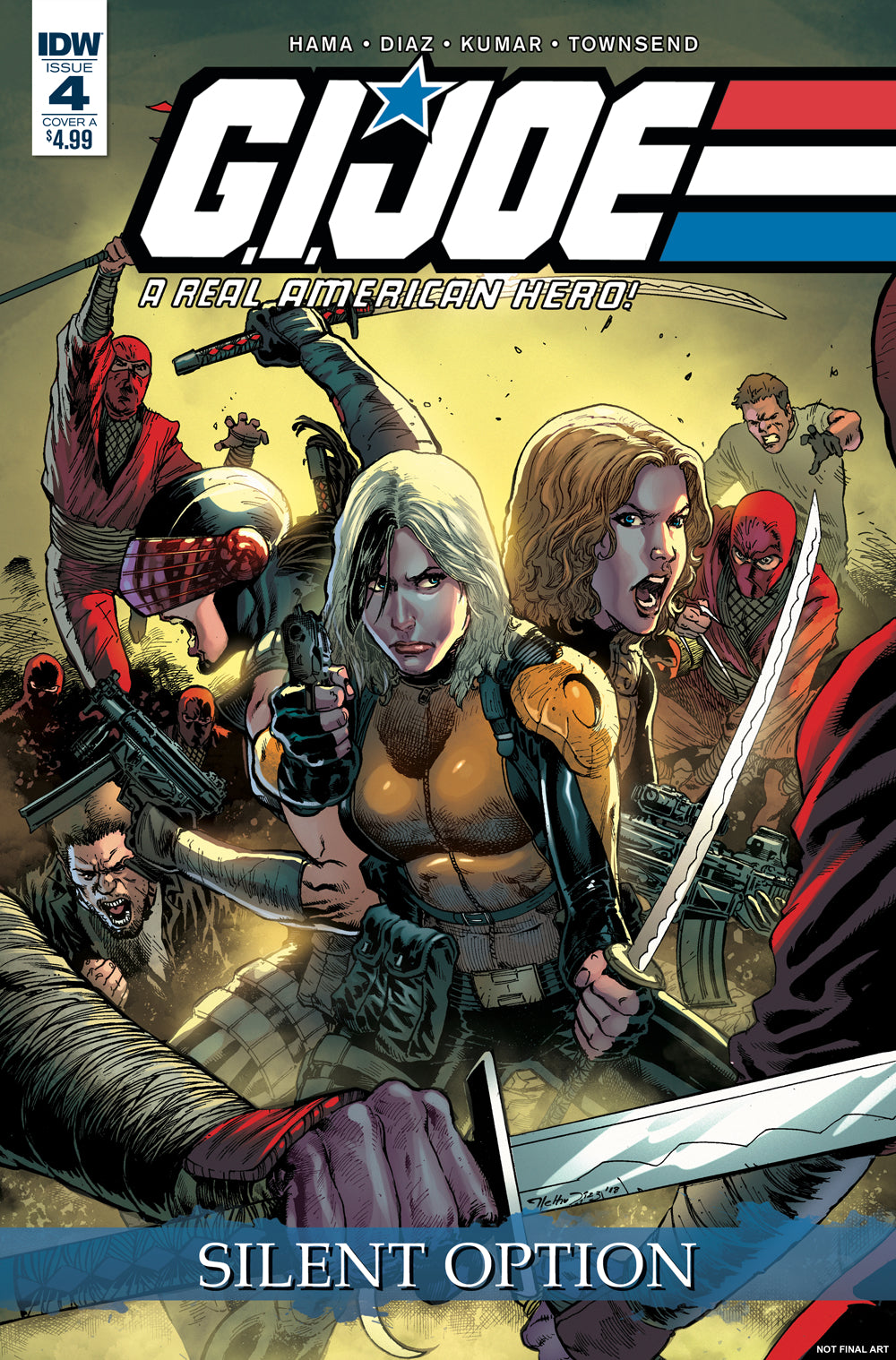 GI JOE A REAL AMERICAN HERO SILENT OPTION #4 (OF 4) CVR A DI