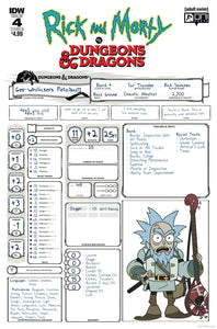 RICK & MORTY VS DUNGEONS & DRAGONS #4 (OF 4) CVR B LITTLE (C