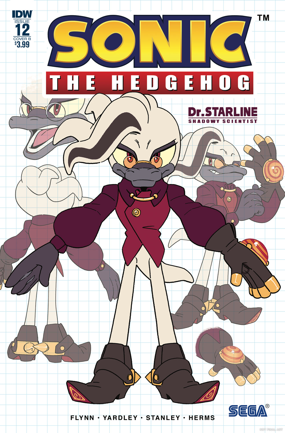 SONIC THE HEDGEHOG #12 CVR B STANLEY