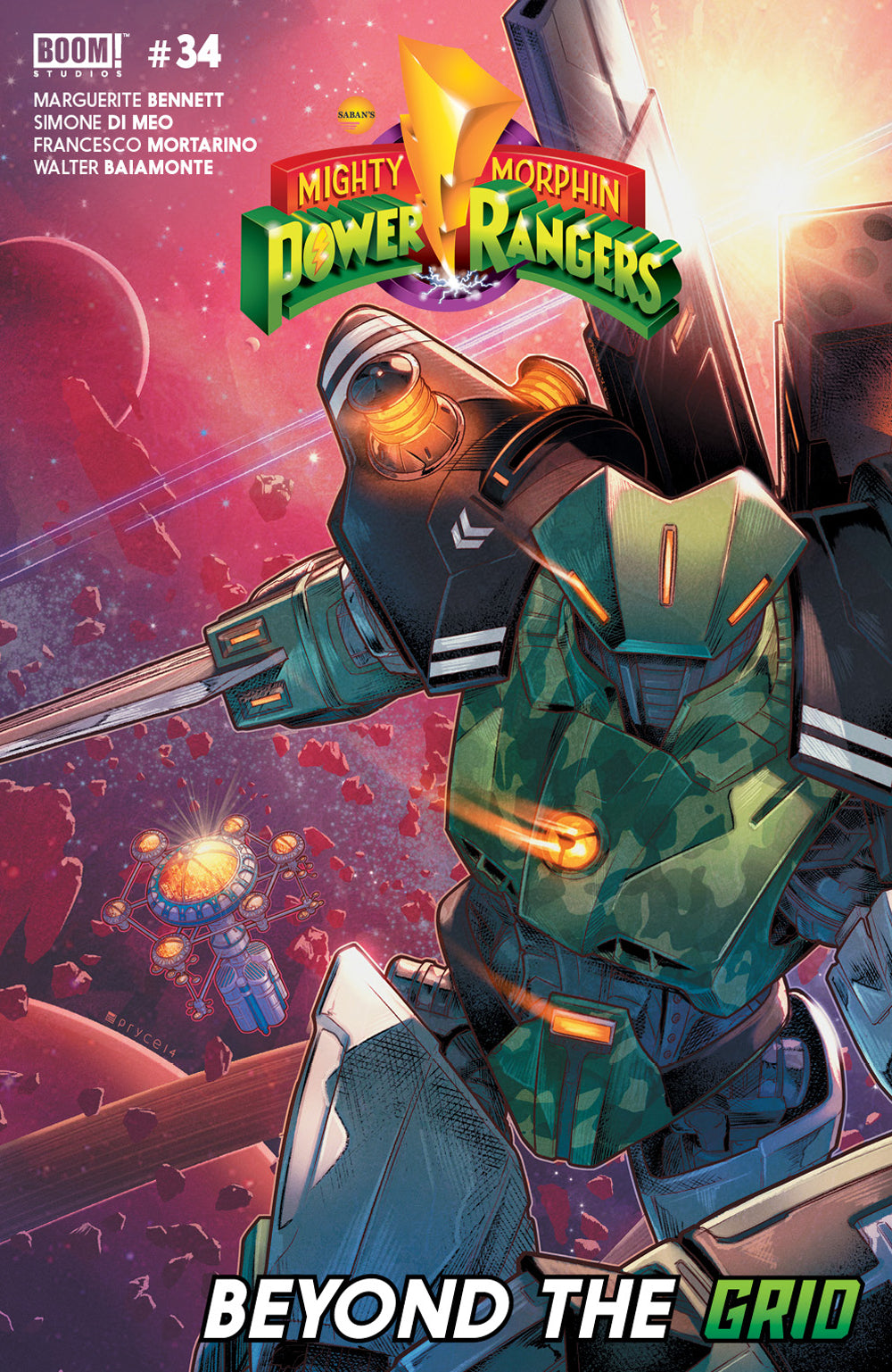 MIGHTY MORPHIN POWER RANGERS #34 MAIN