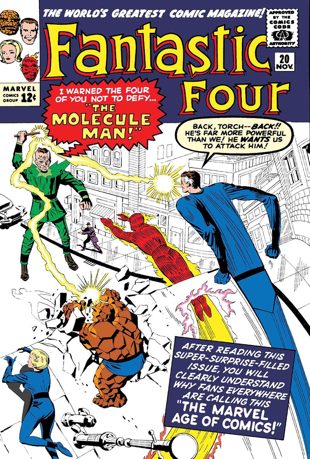 TRUE BELIEVERS FANTASTIC FOUR MOLECULE MAN #1