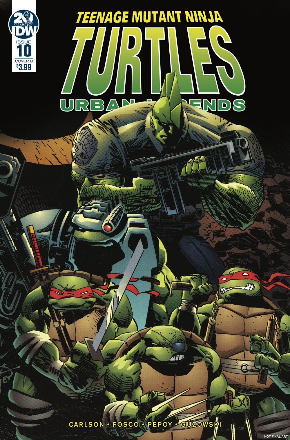 TMNT URBAN LEGENDS #10 CVR B FOSCO & LARSEN