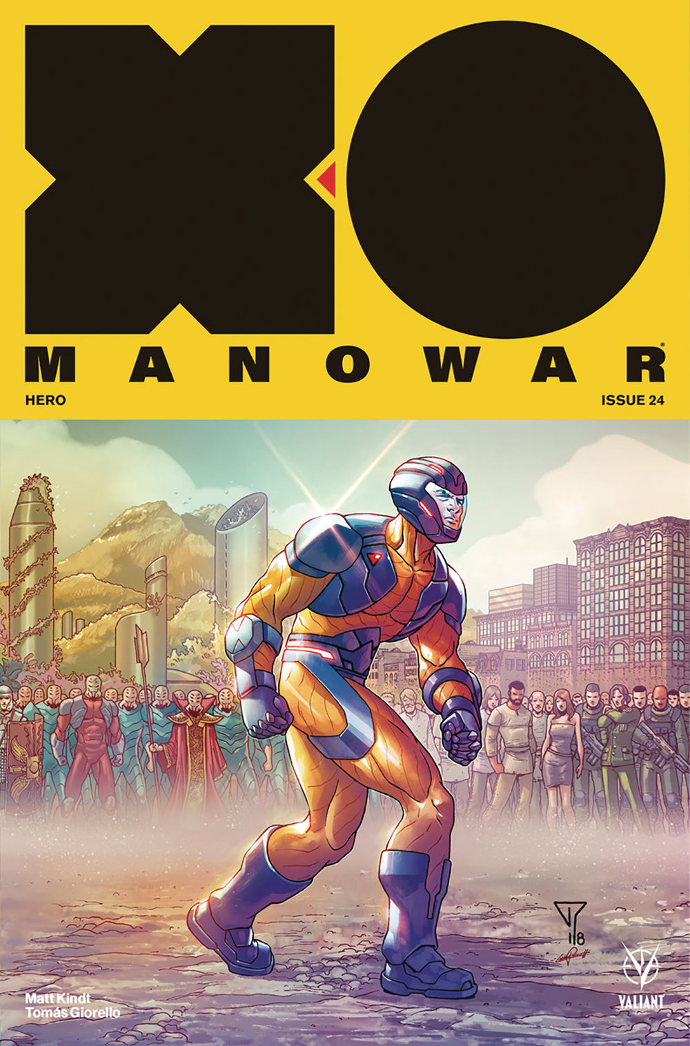 X-O MANOWAR (2017) #24 CVR D PORTELA INTERLOCKING