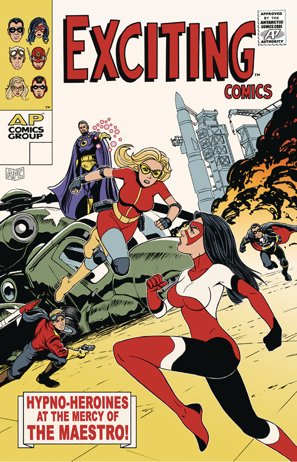 EXCITING COMICS #1 HYPNO HEROINES VAR CVR (MR)