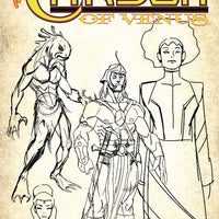 CARSON OF VENUS FLAMES BEYOND #3 LTD ED CHARACTER DESIGN CVR