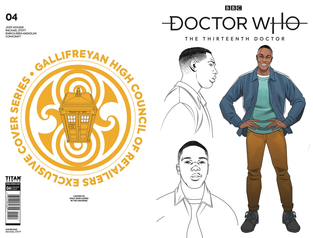 DOCTOR WHO 13TH #4 GALLIFREYAN HIGH COUNCIL VAR