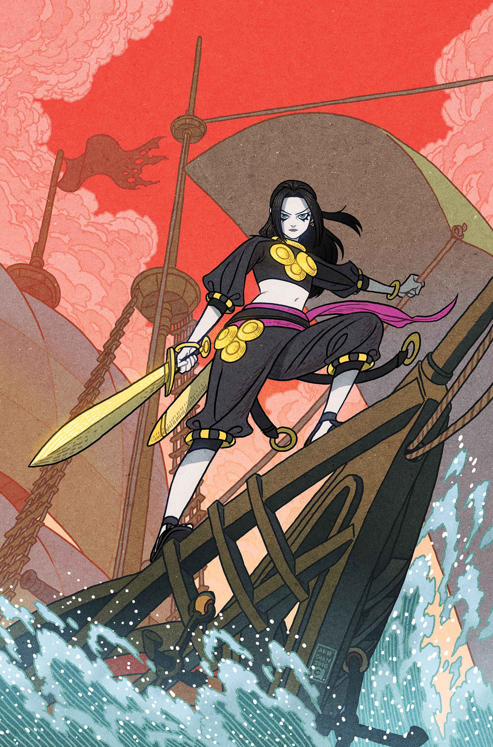 AGE OF CONAN BELIT #1 (OF 5) AFU CHAN VAR