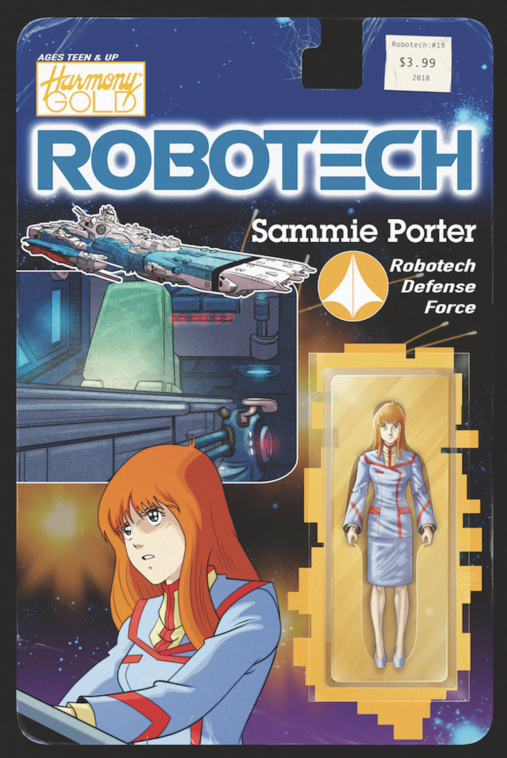 ROBOTECH #19 CVR B ACTION FIGURE VAR