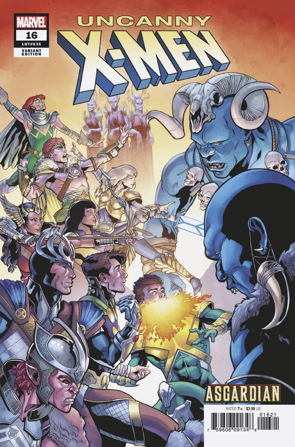 UNCANNY X-MEN #16 SLINEY ASGARDIAN VAR