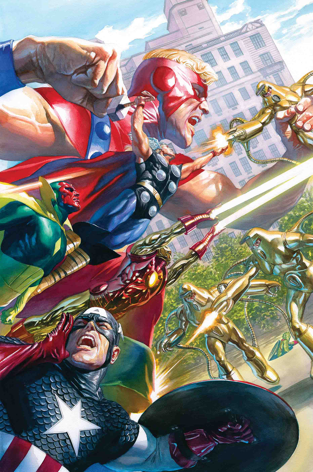 AVENGERS #18 ALEX ROSS MARVELS 25TH TRIBUTE VAR WR