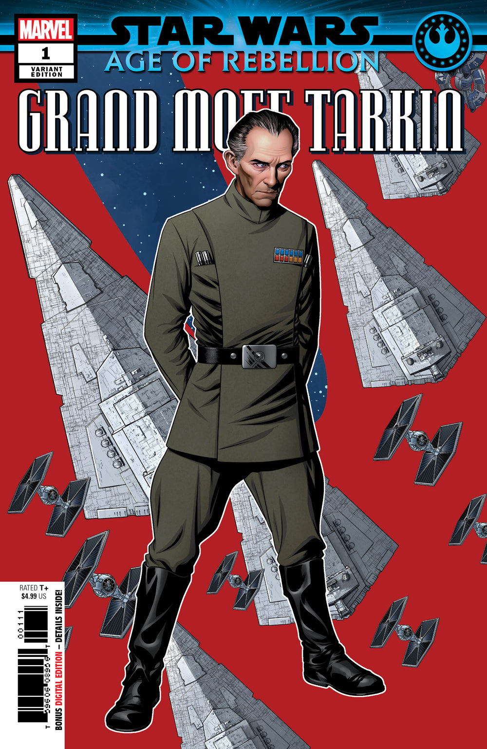 STAR WARS AOR GRAND MOFF TARKIN #1 MCKONE PUZZLE PC VAR