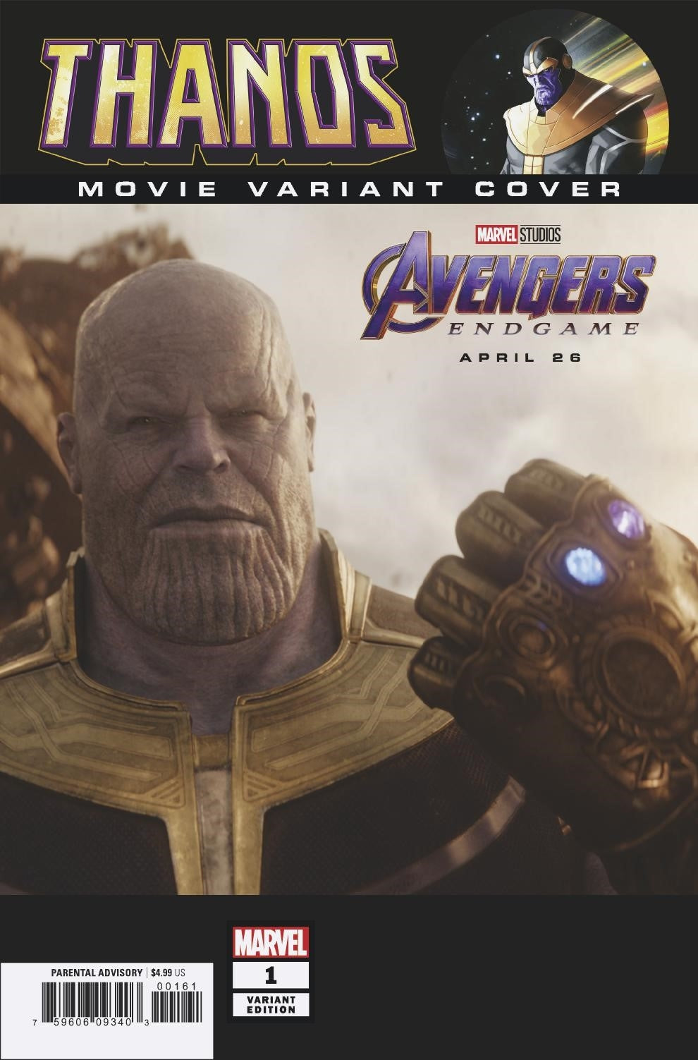 THANOS #1 (OF 6) MOVIE VAR