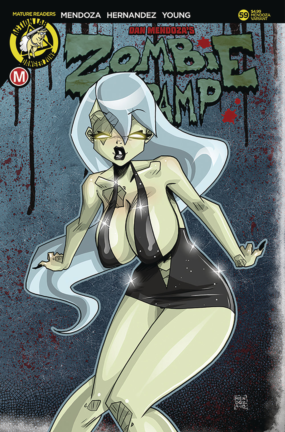 ZOMBIE TRAMP ONGOING #59 CVR E MENDOZA RISQUE LTD ED (MR)