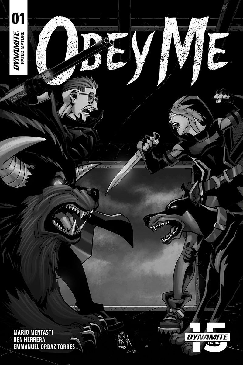 OBEY ME #1 10 COPY HERRERA B&W A INCV (NET) (MR)