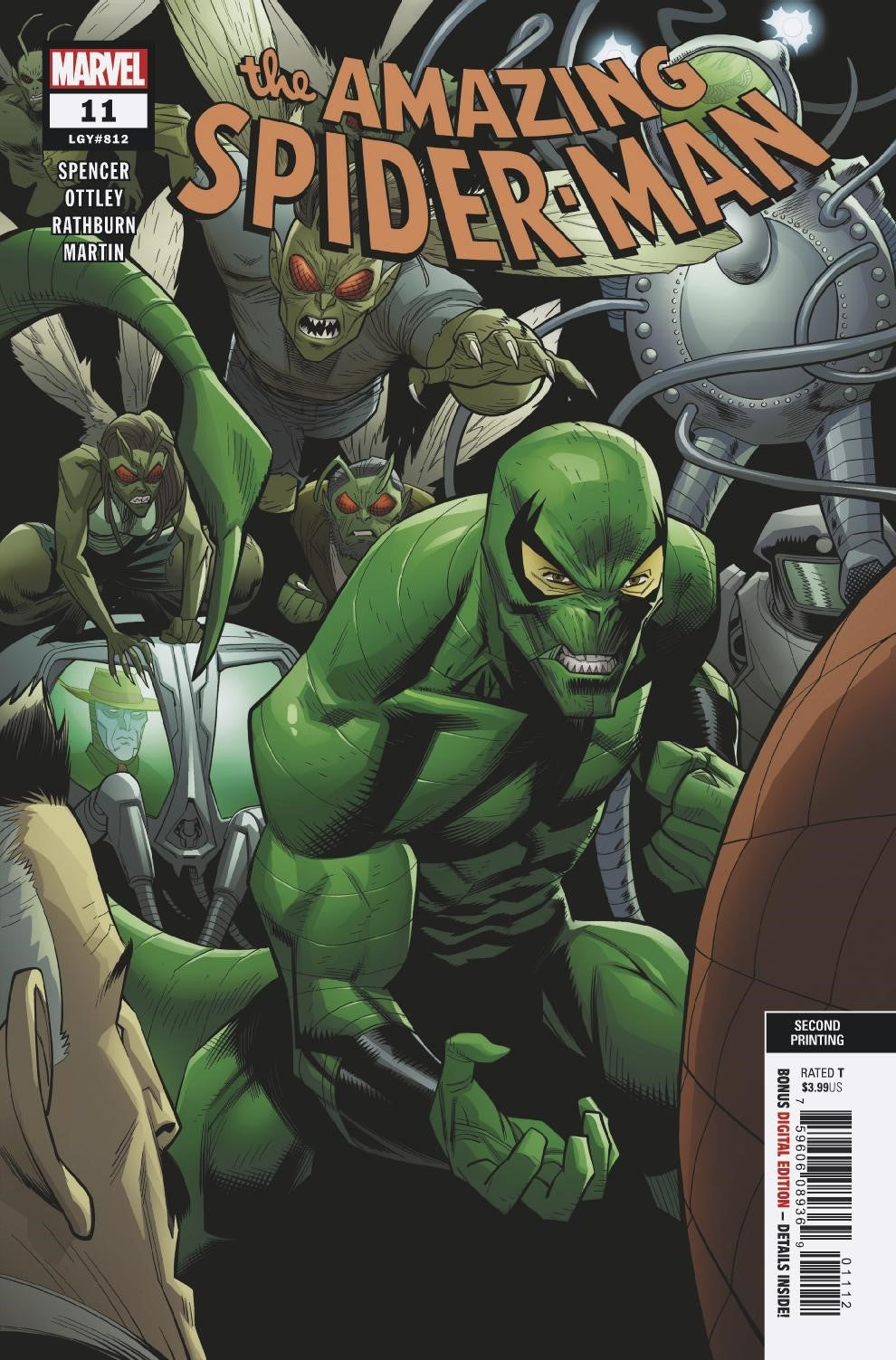 AMAZING SPIDER-MAN #11 2ND PTG OTTLEY VAR