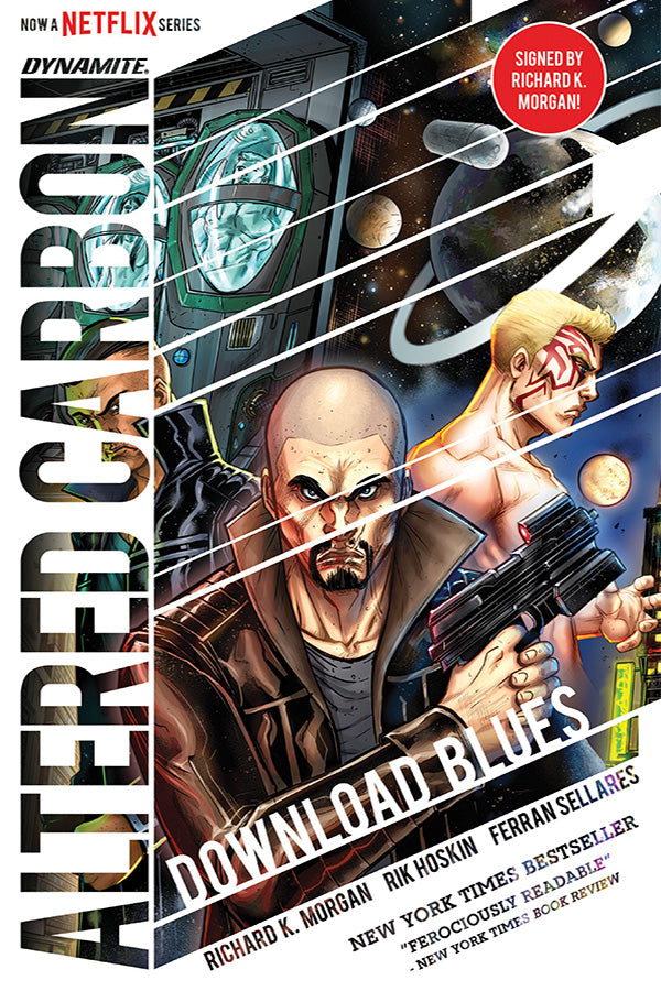 ALTERED CARBON DOWNLOAD BLUES HC SGN ED (C: 0-1-2)